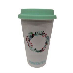 David's Tea Wreath Tumbler